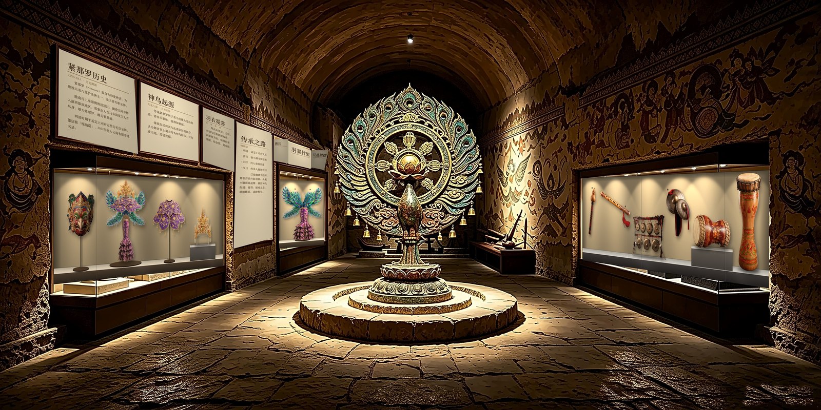 洞窟展厅全景